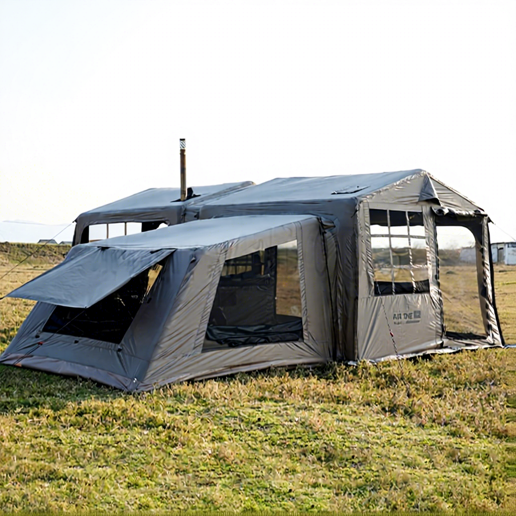 Emergency Mylar Tent - Luxury Portable Inflatable Camping Tent with