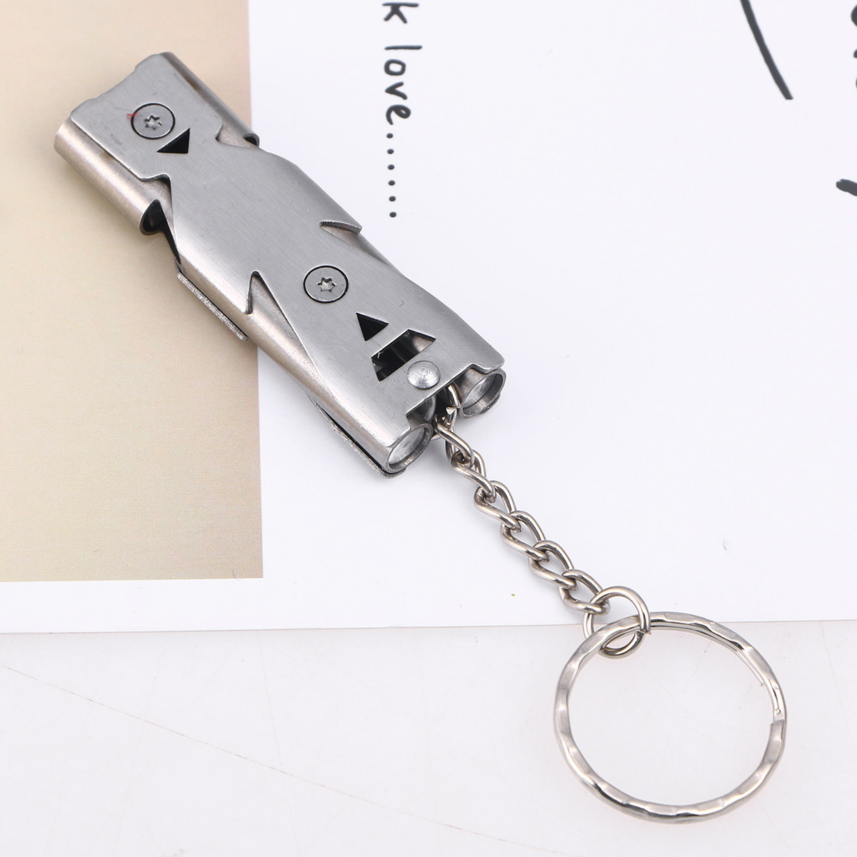 Emergency Whistle Loud - 1Pcs Double Tube Survival Emergency Whistle