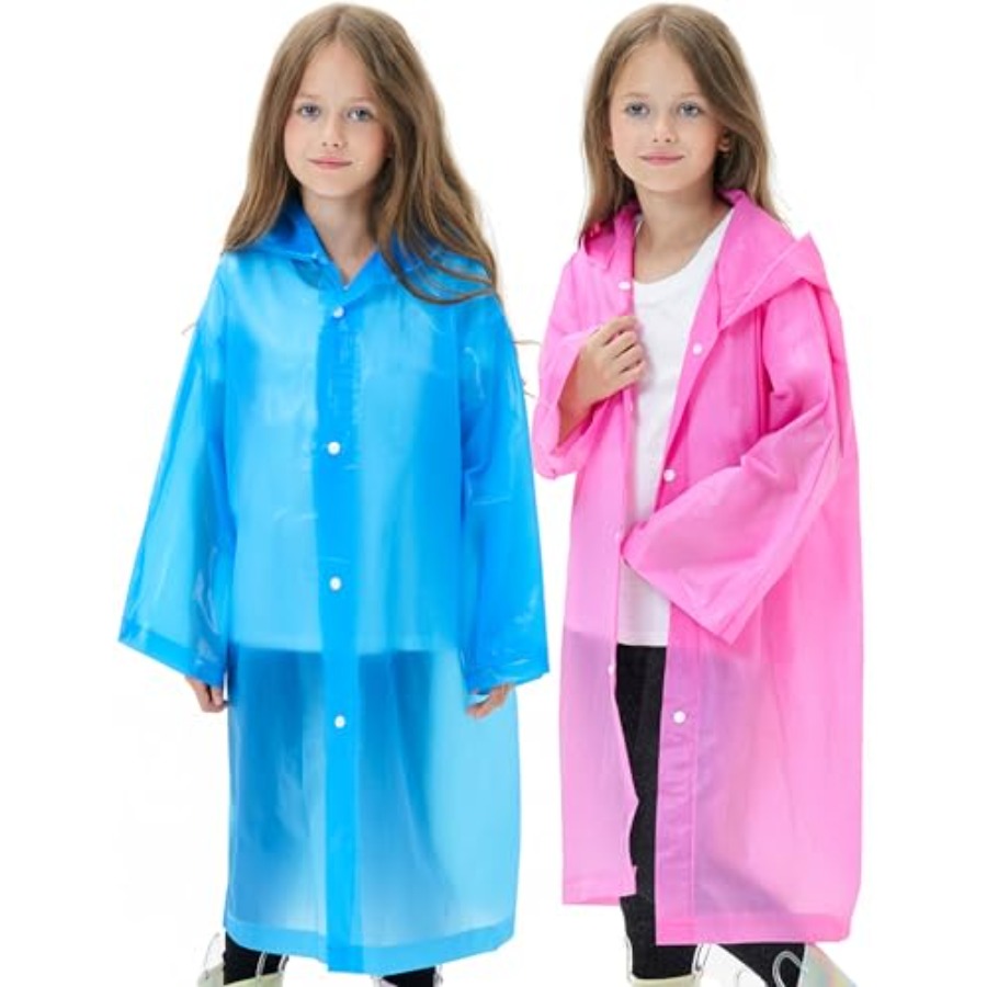 2 Pack Reusable Waterproof Rai - Emergency Poncho Rain ulasan dan harga