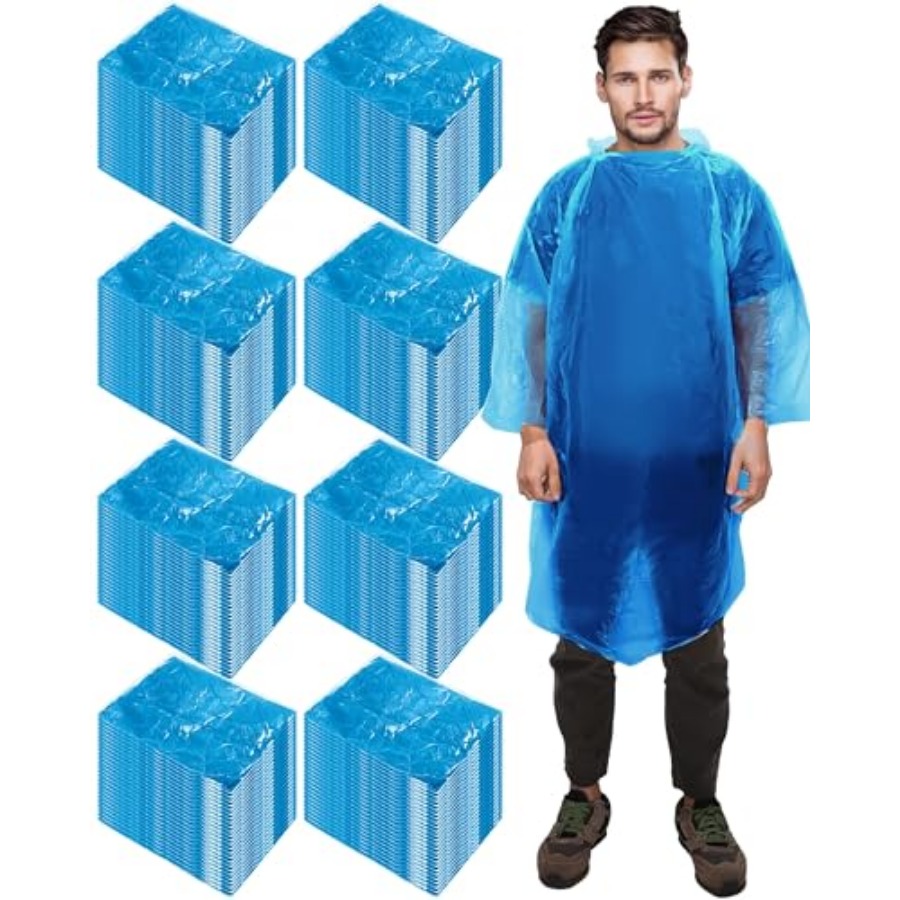 120 Pack Disposable Rain Ponch - Emergency Poncho Rain ulasan dan harga