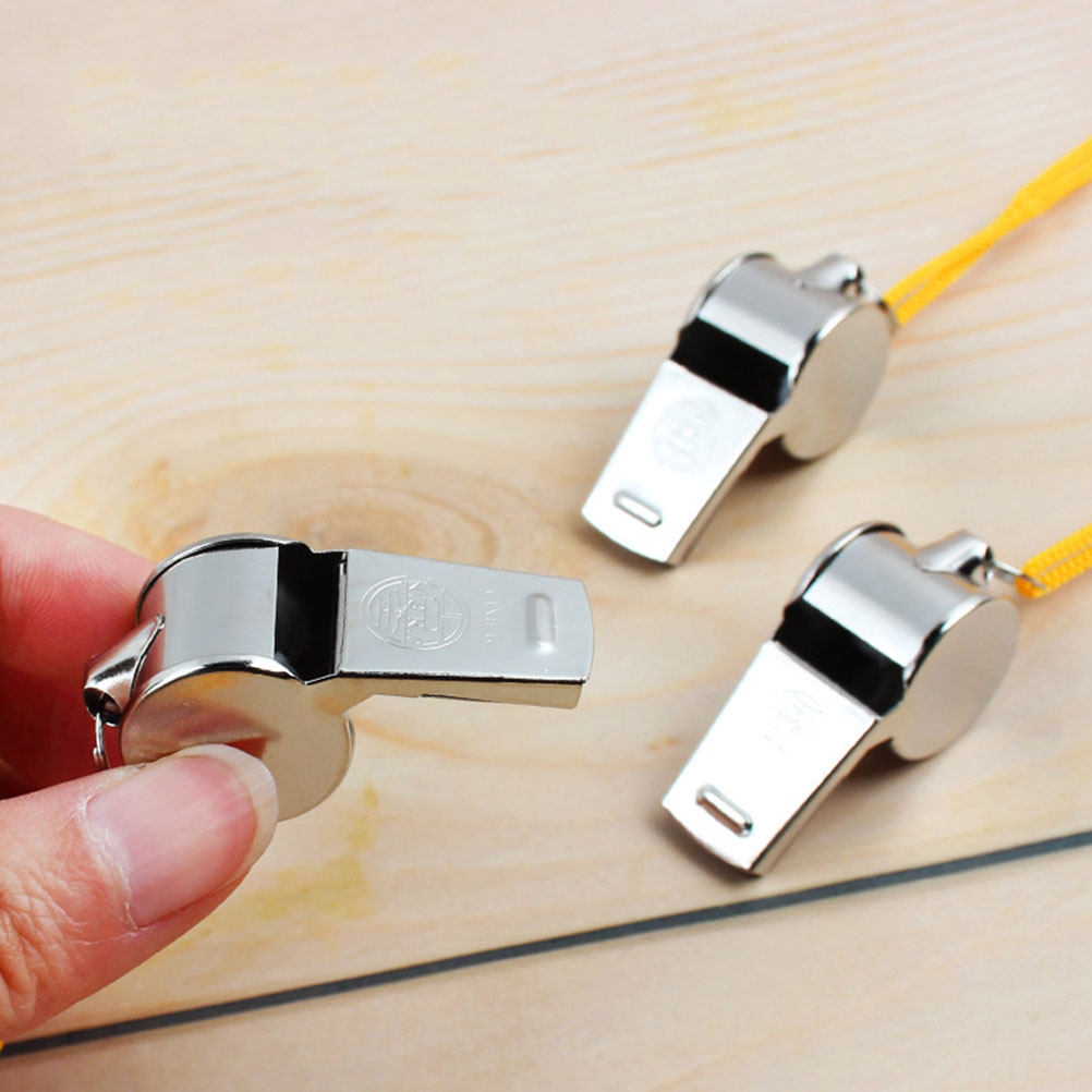 12Pcs Premium Metal Whistle Lo - Emergency Whistle Loud ulasan dan harga