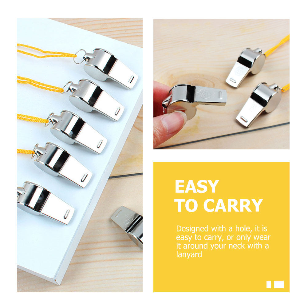 12Pcs Premium Metal Whistle Lo - Emergency Whistle Loud ulasan dan harga