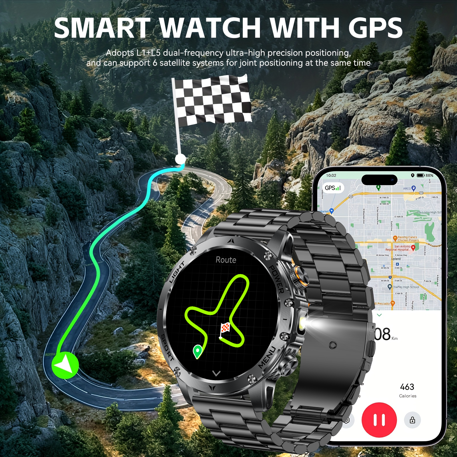 2025 New GPS Outdoor Sports Sm - Compass Lensatic ulasan dan harga