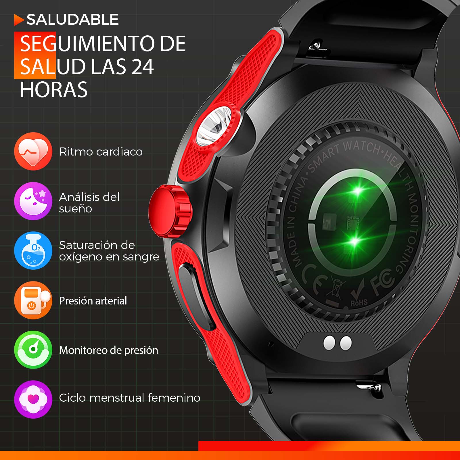 EIGIIS Smart Watch 3ATM Waterp - Compass Lensatic ulasan dan harga