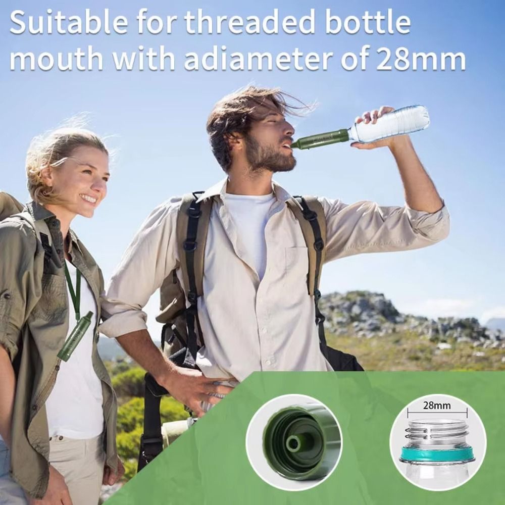 Mini Mini Water Filter Straw S - Water Purification Straw ulasan dan harga