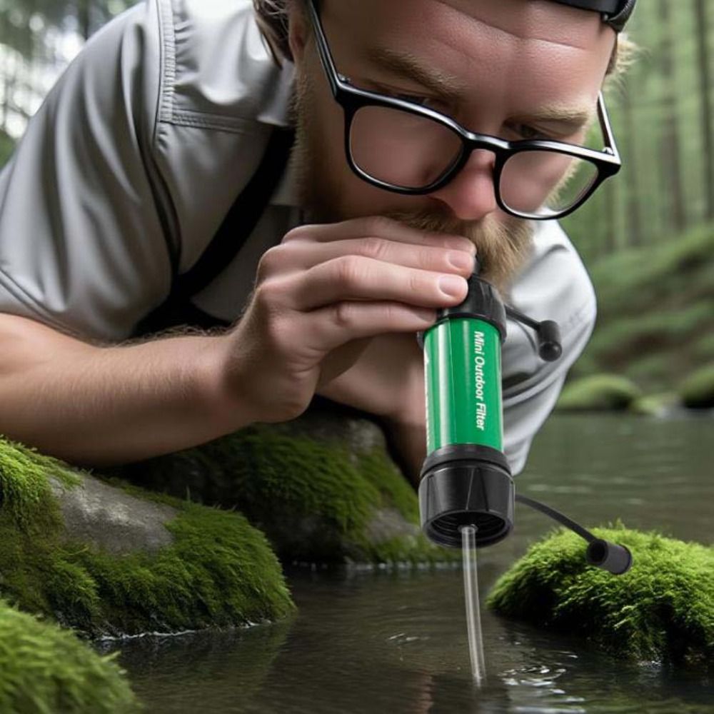 Mini Mini Water Filter Straw P - Water Purification Straw ulasan dan harga