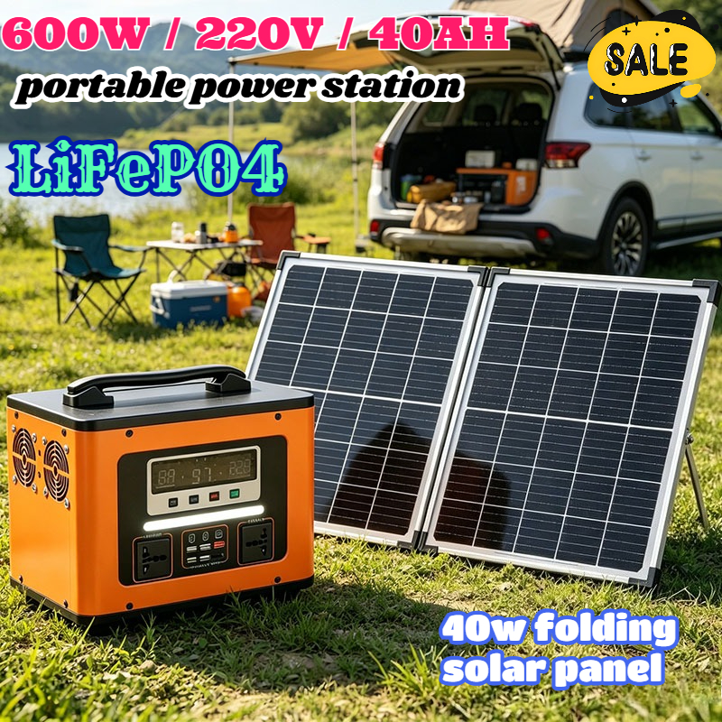 Original 220V 40AH Portable Po - Solar Emergency Charger ulasan dan harga