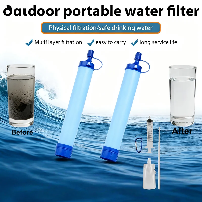 Outdoor Water Filter Straw Cam - Water Purification Straw ulasan dan harga