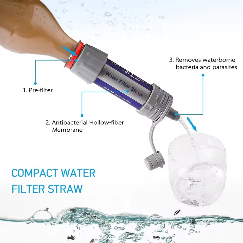 Outdoor Water Filter Straw Cam - Water Purification Straw ulasan dan harga