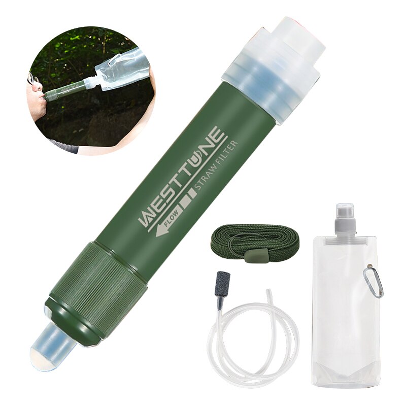 Outdoor Mini Filter Straw Set  - Water Purification Straw ulasan dan harga
