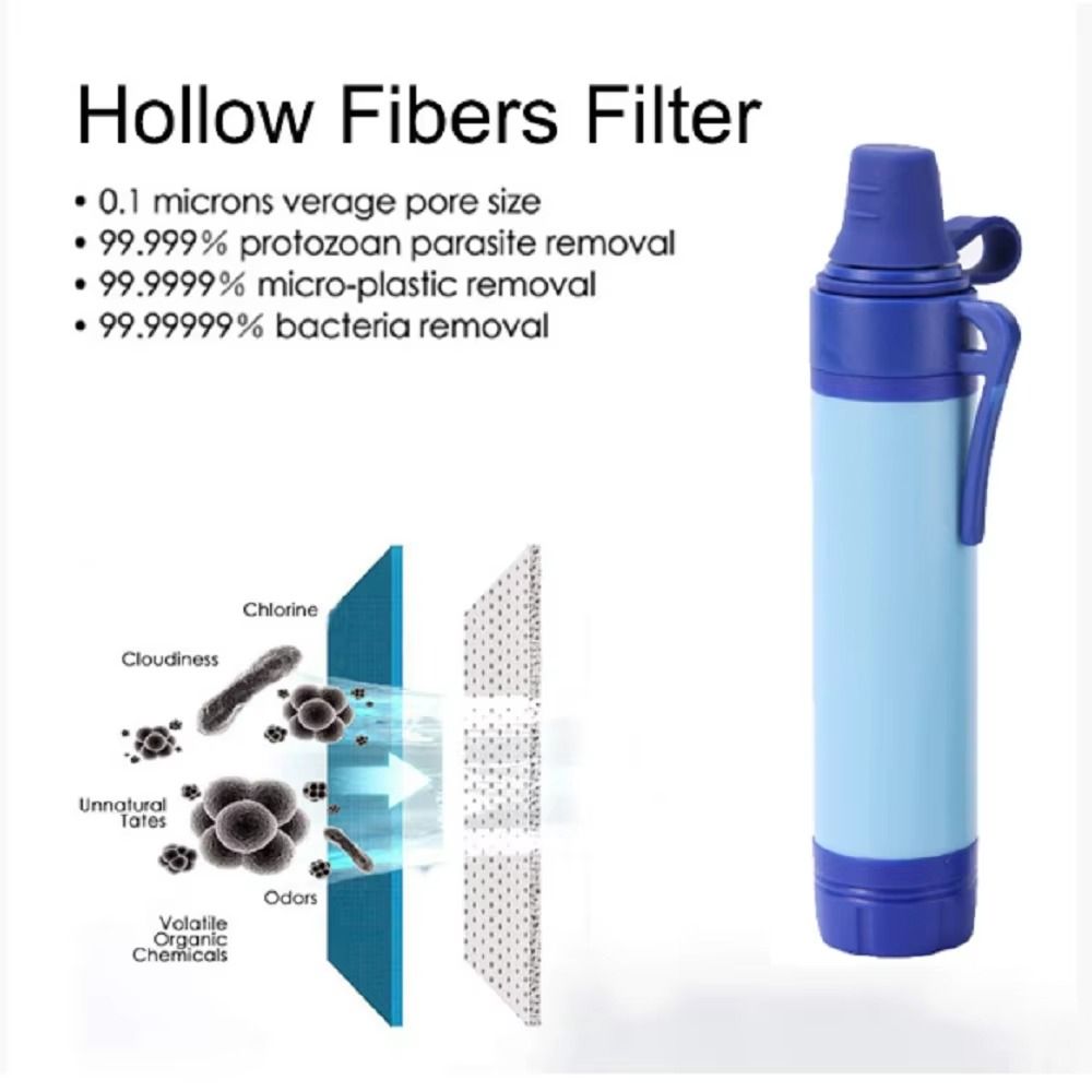 Mini Mini Water Filter Straw P - Water Purification Straw ulasan dan harga