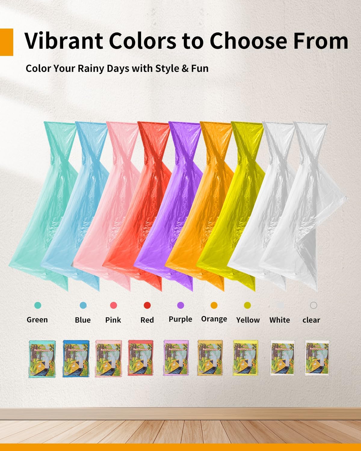 Extra Long Rain Ponchos for Ad - Emergency Poncho Rain ulasan dan harga