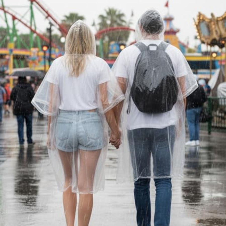 APEXUP Disposable Rain Ponchos - Emergency Poncho Rain ulasan dan harga