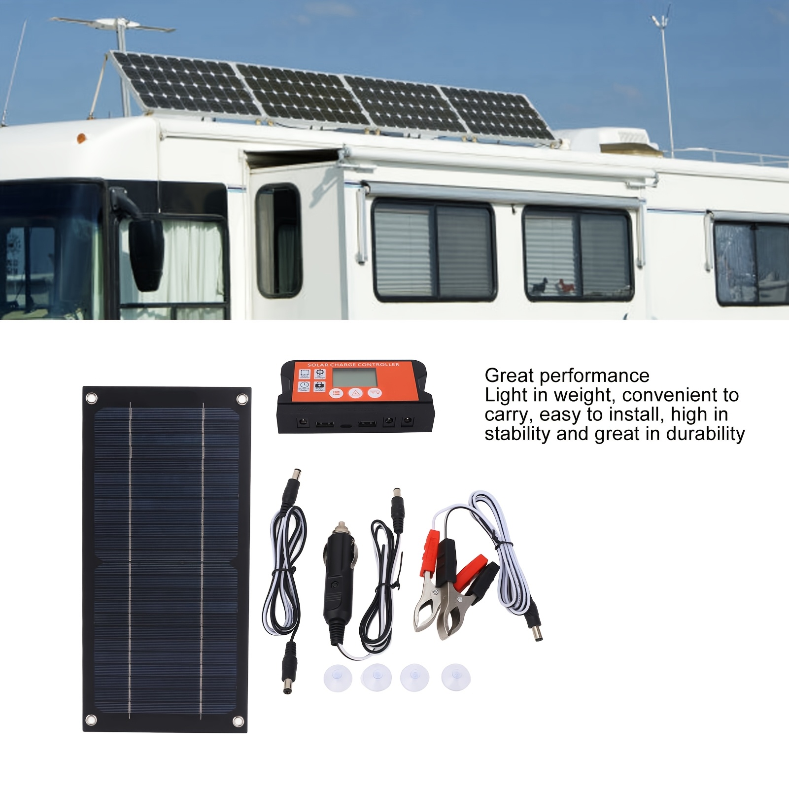 2026 New 18V 100A Solar Panel  - Solar Emergency Charger ulasan dan harga