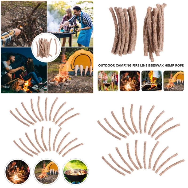 10/20/30Pcs Outdoor Survival W - Fire Starting Kit ulasan dan harga