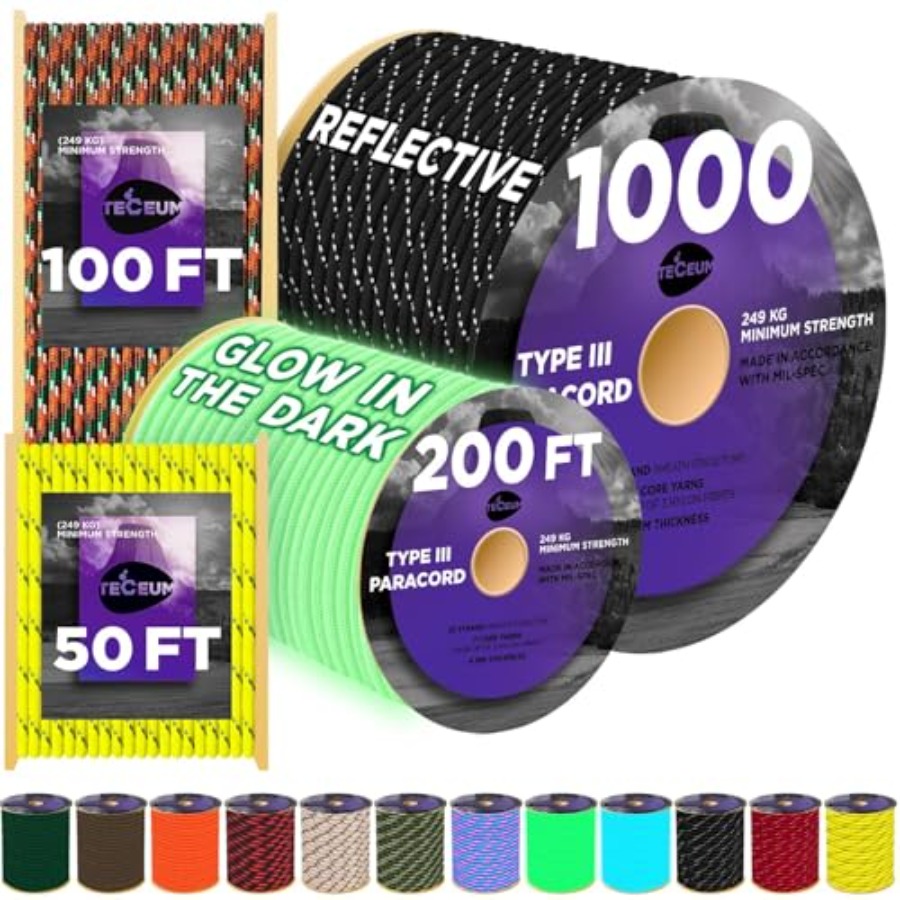 Reflective Paracord Rope 1000  - Para Cord 1000Ft ulasan dan harga