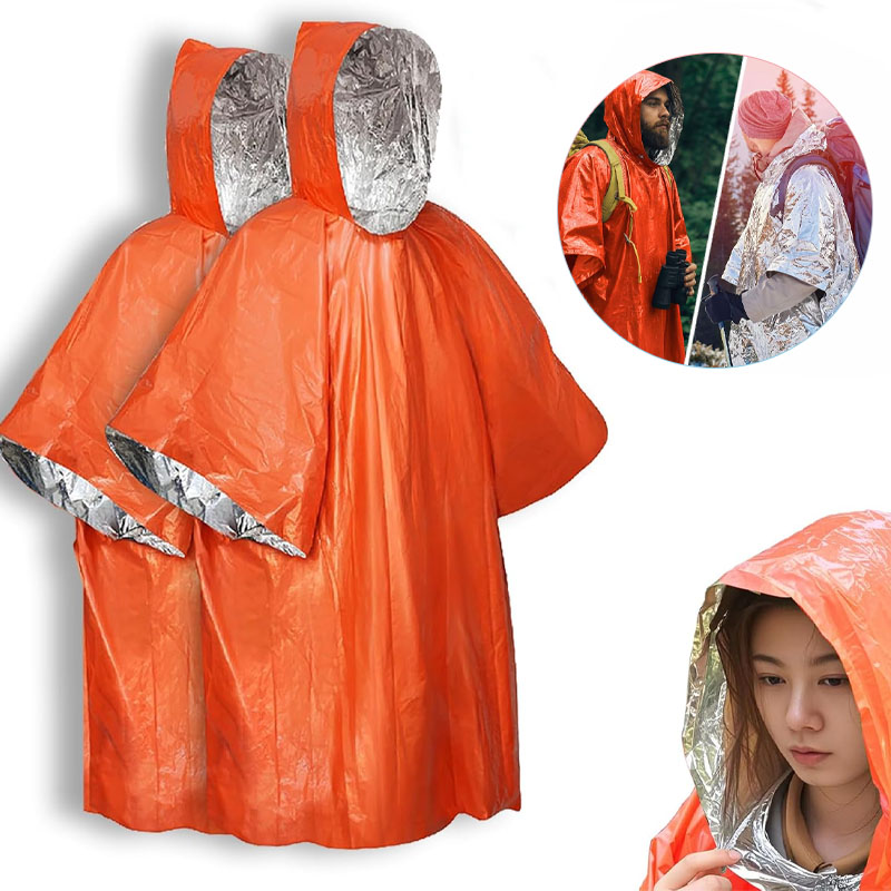 1-10PCS Compact Thermal Emerge - Survival Blanket Reflective ulasan dan harga