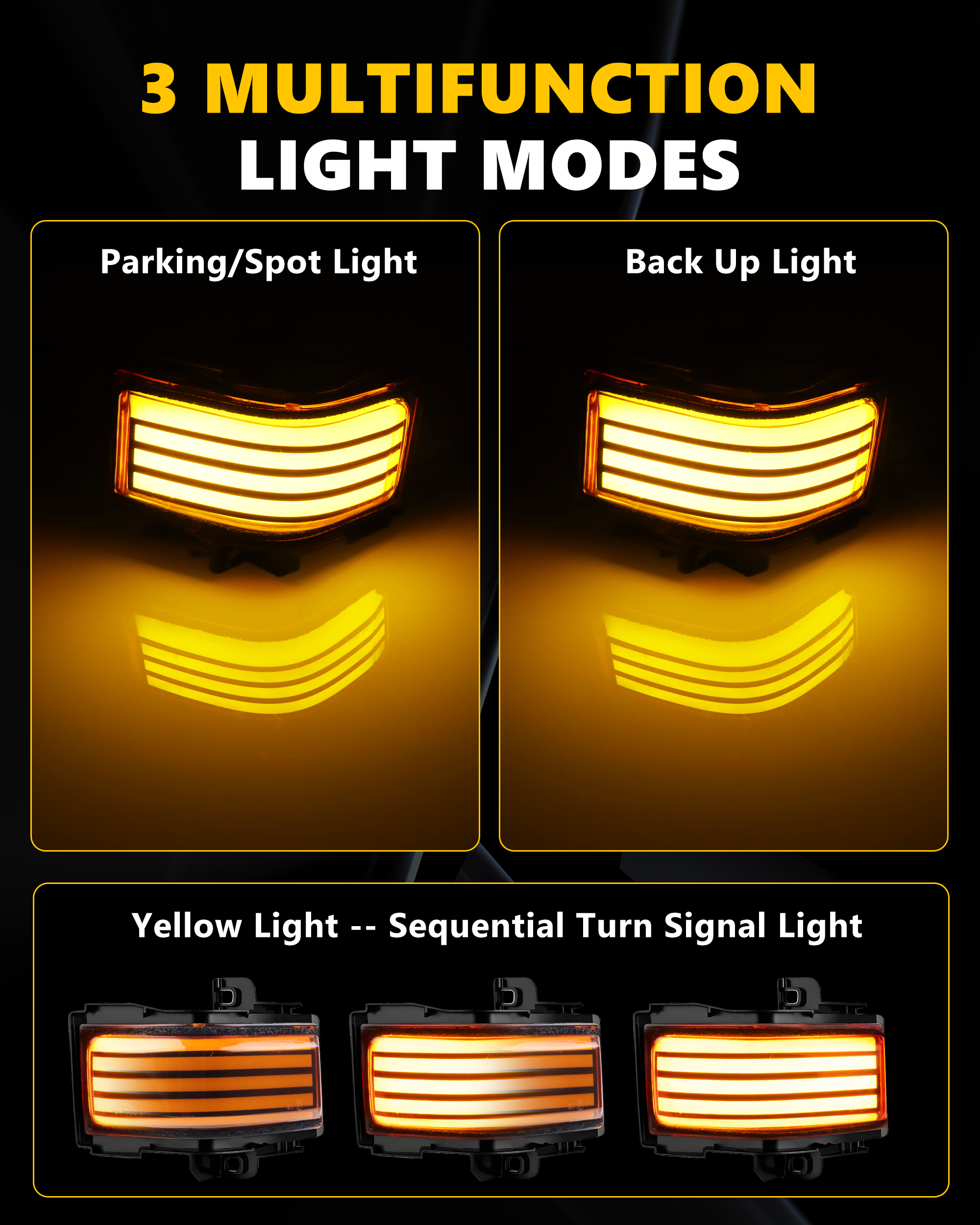 2Pcs Turn Signal Light Side Mi - Signal Panel Orange ulasan dan harga