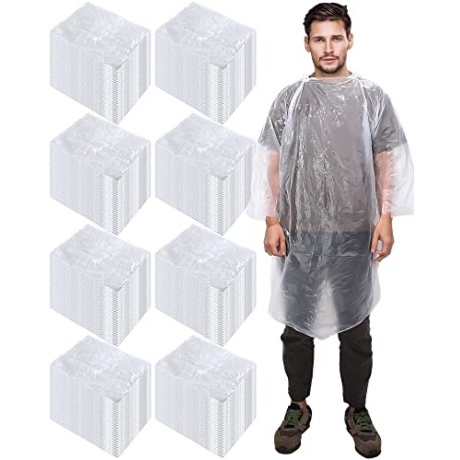 120 Pack Disposable Rain Ponch - Emergency Poncho Rain ulasan dan harga