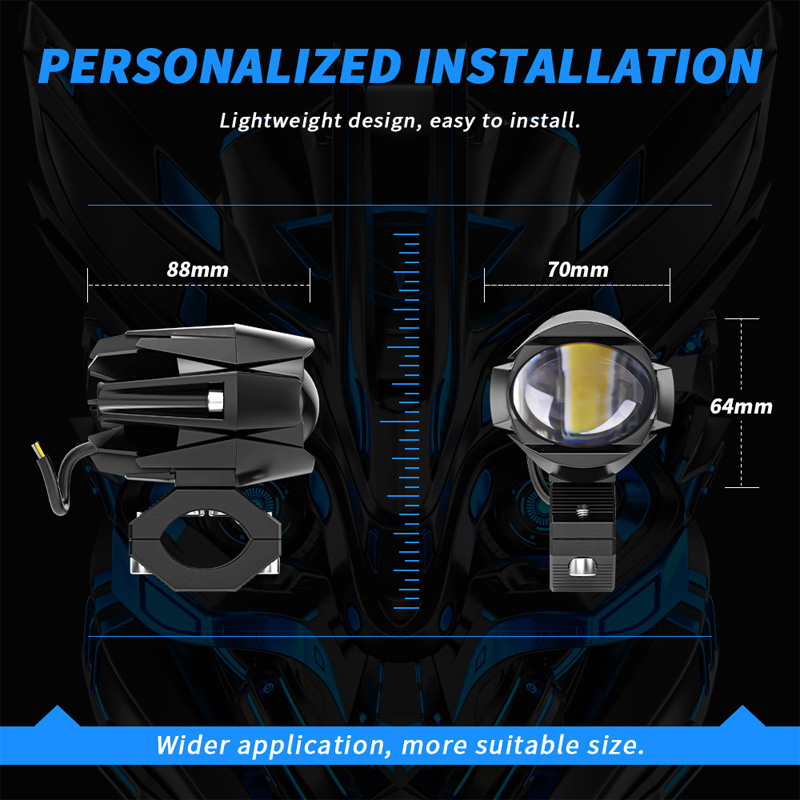 Motorcycle LED Fog Light Flash - Sos Light Strobe ulasan dan harga