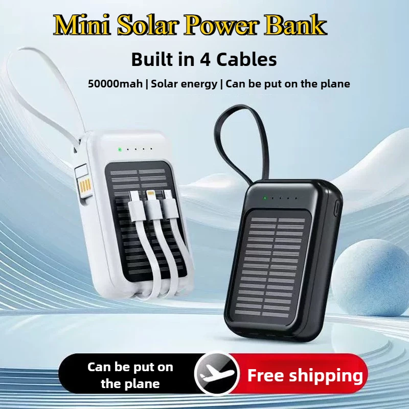 50000mAh Solar Power Bank Supe - Solar Emergency Charger ulasan dan harga