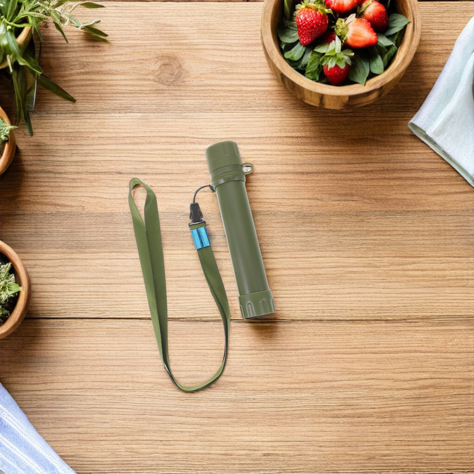Compact Survival Water Filter  - Water Purification Straw ulasan dan harga