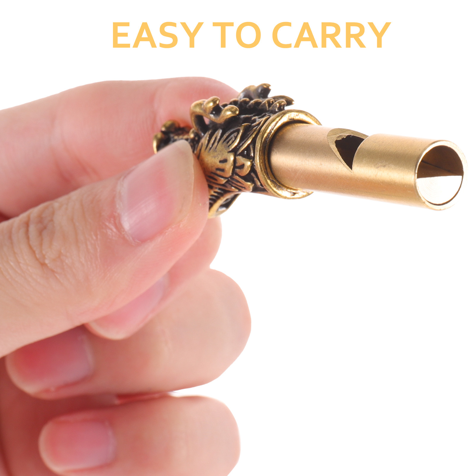 Delicate Brass Whistle Keychai - Emergency Whistle Loud ulasan dan harga