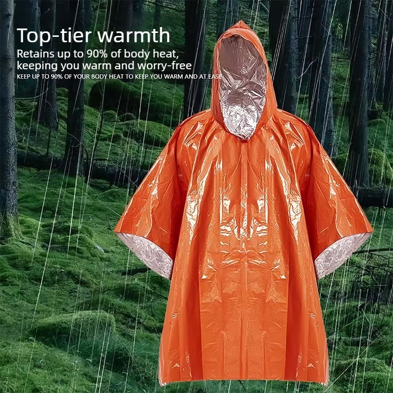 1-10PCS Emergency Blanket Ponc - Survival Blanket Reflective ulasan dan harga