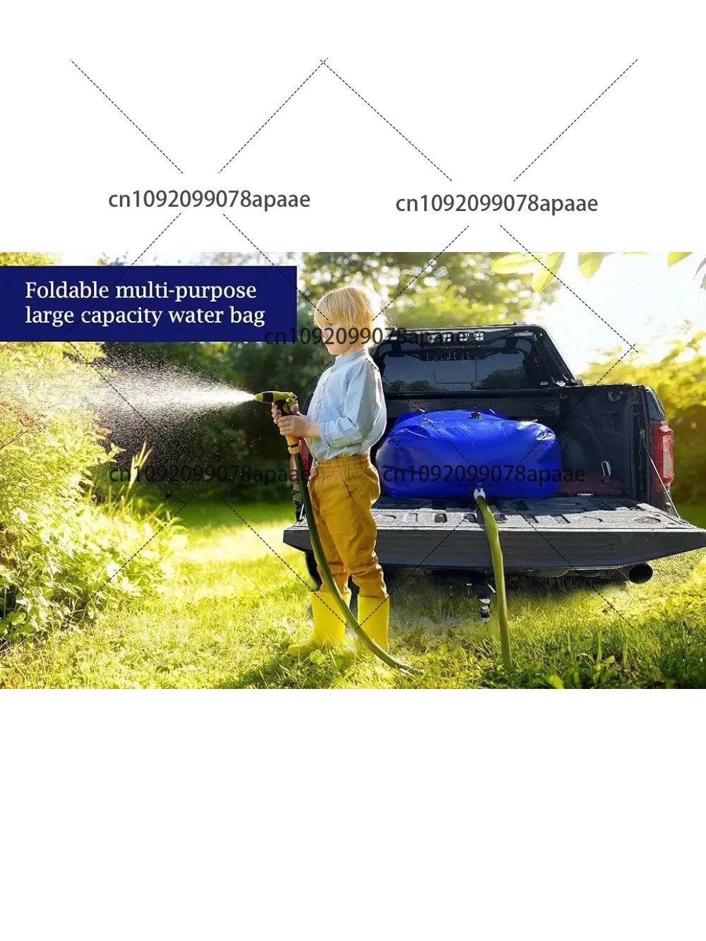 110L PVC Water Storage Bag, Po - Water Bag Collapsible ulasan dan harga