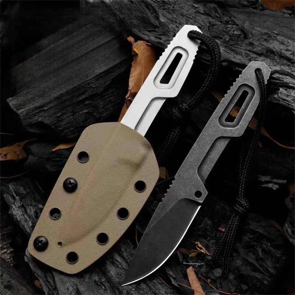 SATRE Fixed Blade EDC Knife D2 - Bushcraft Knife Fixed ulasan dan harga