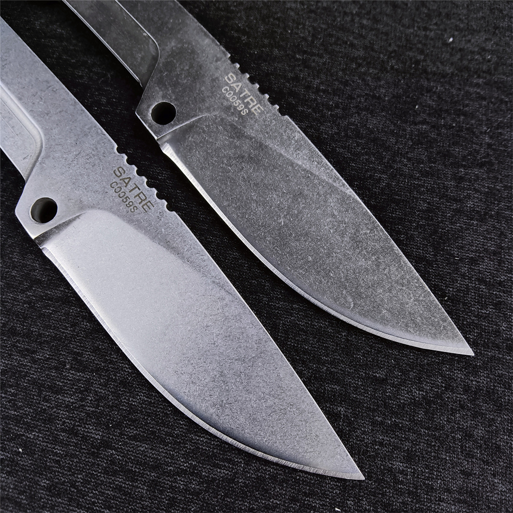 SATRE Fixed Blade EDC Knife D2 - Bushcraft Knife Fixed ulasan dan harga