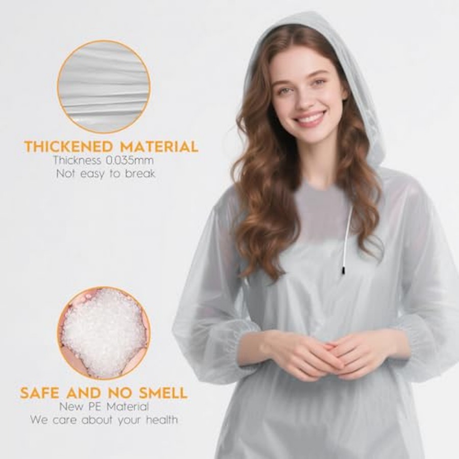 and and Disposable Rain Poncho - Emergency Poncho Rain ulasan dan harga